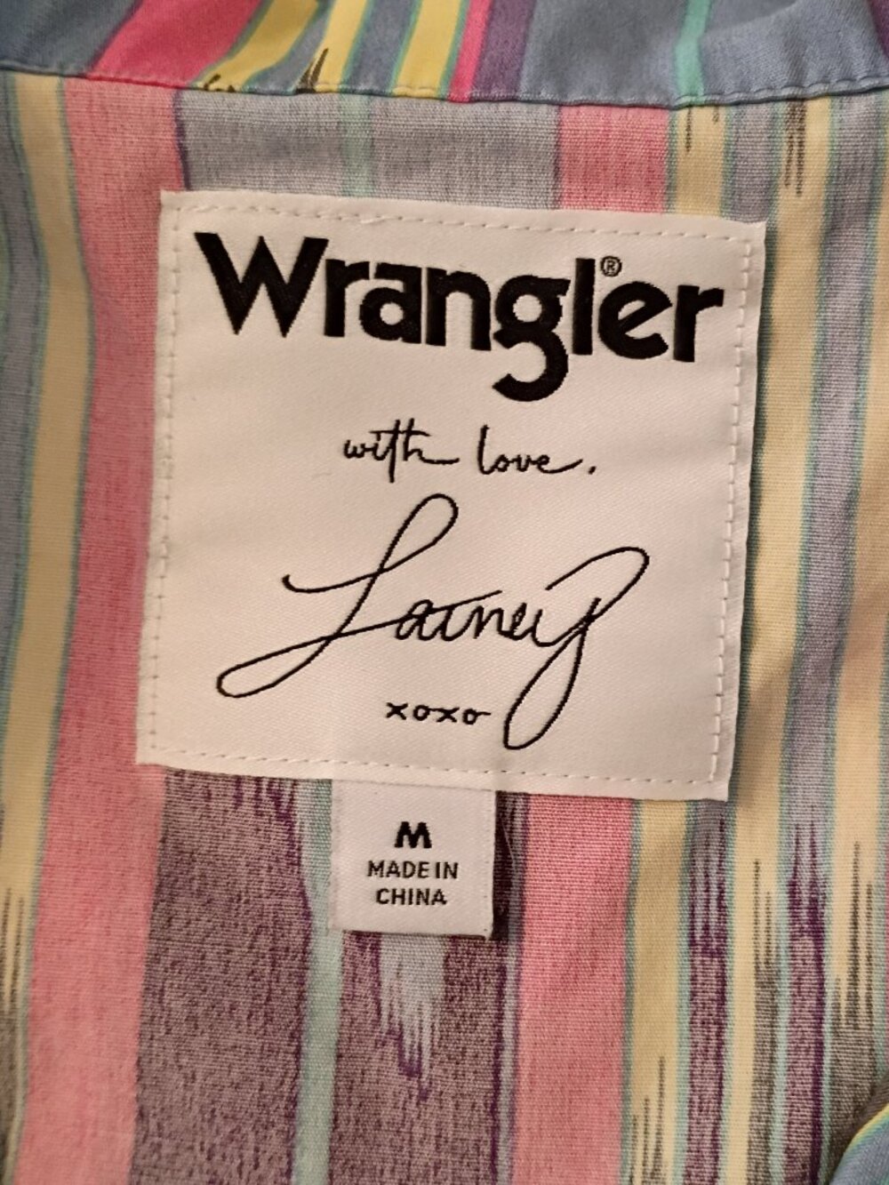 Wrangler x Lainey Wilson Tie-Front Shirt